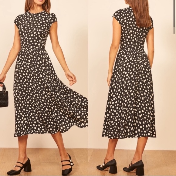 Reformation Dresses & Skirts - ❗️SOLD❗️Reformation Rylie Memento Spotted Midi Dress